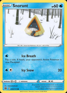 034/172 Snorunt - Brilliant Stars