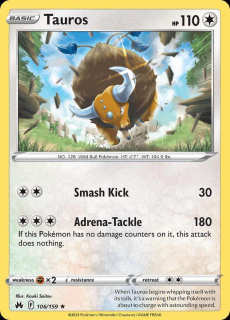 106/159 Tauros - Crown Zenith