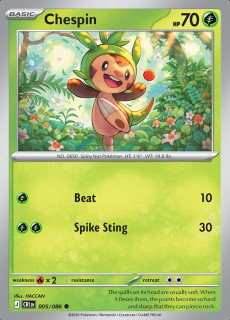 005/086 Chespin - Chaos Rising