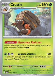 012/182 HOLO Crustle - Destined Rivals