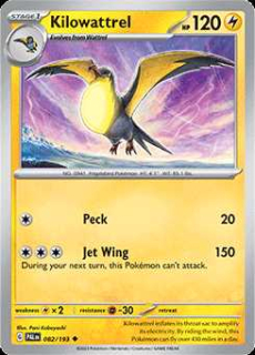082/193 Kilowattrel - Paldea Evolved