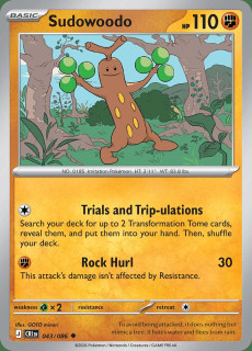 043/086 Sudowoodo - Chaos Rising