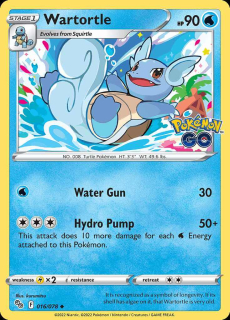016/078 Wartortle - Pokémon GO