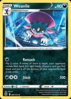 087/172 Weavile - Brilliant Stars