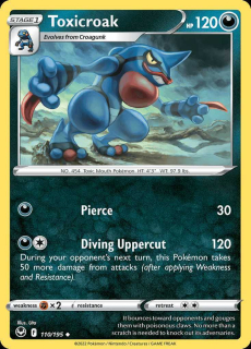 110/195 Toxicroak - Silver Tempest