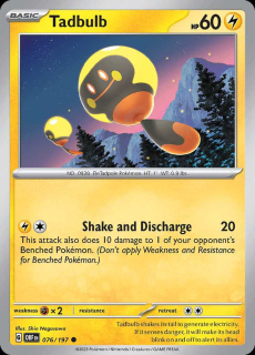 076/197 REVERSE HOLO Tadbulb - Obsidian Flames