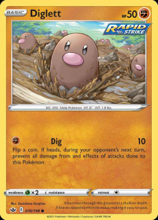 076/198 Diglett - Chilling Reign