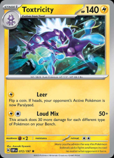 072/197 HOLO Toxtricity - Obsidian Flames