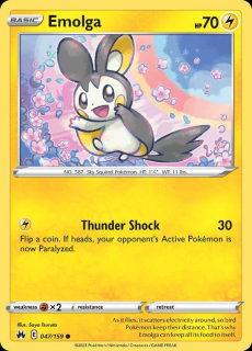 047/159 Emolga - Crown Zenith