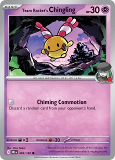 085/182 REVERSE HOLO Team Rocket's Chingling - Destined Rivals