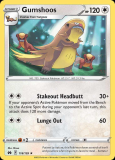 118/159 Gumshoos - Crown Zenith
