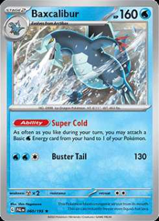 060/193 HOLO Baxcalibur - Paldea Evolved