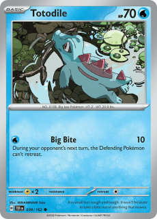 039/162 REVERSE HOLO Totodile - Temporal Forces