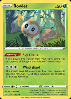 011/189 Rowlet - Darkness Ablaze