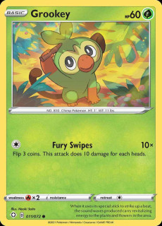 011/072 Grookey - Shining Fates
