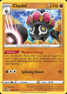 094/195 Claydol - Silver Tempest