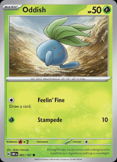 001/197 Oddish - Obsidian Flames