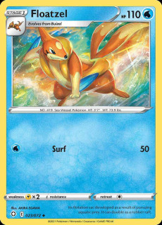 023/072 Floatzel - Shining Fates