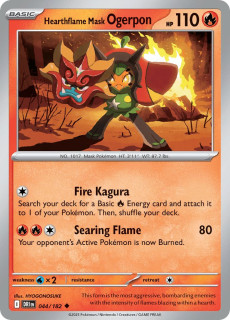 044/182 Hearthflame Mask Ogerpon - Destined Rivals