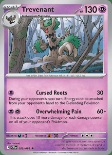 039/086 HOLO Trevenant - Chaos Rising
