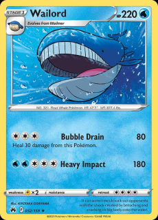 032/159 Wailord - Crown Zenith