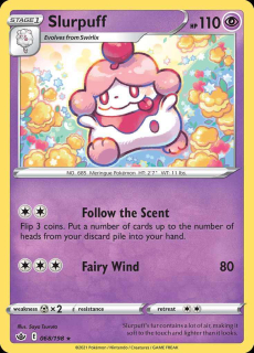 068/198 REVERSE HOLO Slurpuff - Chilling Reign