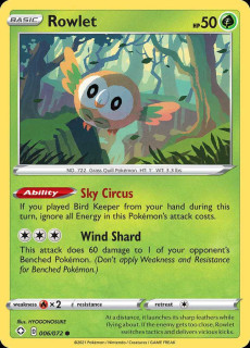 006/072 Rowlet - Shining Fates