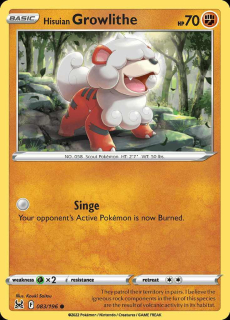 083/196 Hisuian Growlithe - Lost Origin