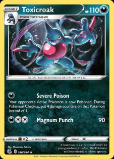 166/264 Toxicroak - Fusion Strike