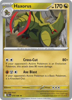 070/086 HOLO Haxorus - Black Bolt