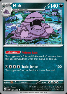 127/198 Muk - Scarlet and Violet