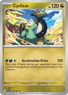 070/091 HOLO Cyclizar - Paldean Fates
