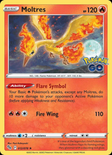 012/078 HOLO Moltres - Pokémon GO