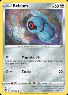 117/195 Beldum - Silver Tempest
