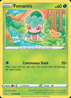 014/163 Fomantis - Battle Styles