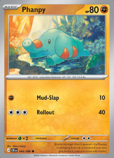 044/086 Phanpy - Chaos Rising