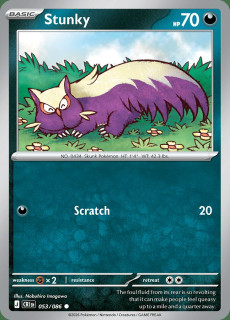053/086 REVERSE HOLO Stunky - Chaos Rising