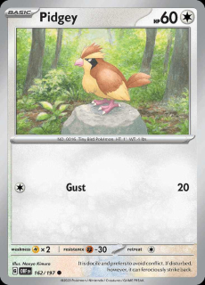 162/197 Pidgey - Obsidian Flames