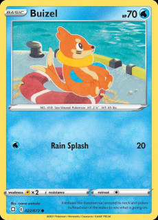 022/072 Buizel - Shining Fates
