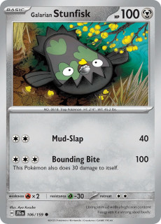 106/159 Galarian Stunfisk - Journey Together