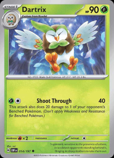 014/197 Dartrix - Obsidian Flames