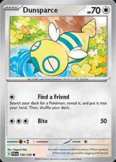 156/193 Dunsparce - Paldea Evolved