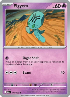 040/086 REVERSE HOLO Elgyem - Black Bolt
