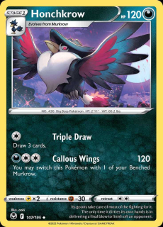 107/195 Honchkrow - Silver Tempest