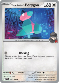 153/182 Team Rocket's Porygon - Destined Rivals