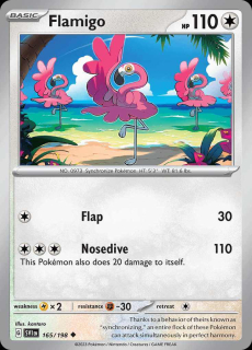165/198 Flamigo - Scarlet and Violet