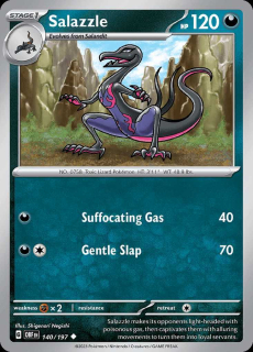 140/197 Salazzle - Obsidian Flames