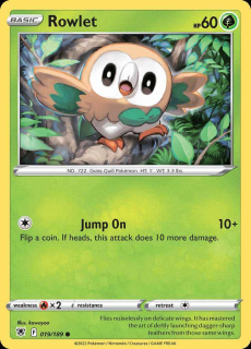 019/189 Rowlet - Astral Radiance