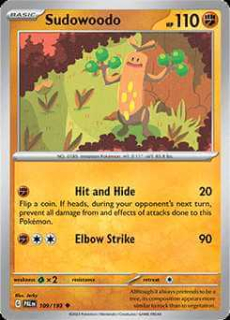 109/193 Sudowoodo - Paldea Evolved