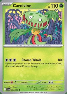004/086 Carnivine - Chaos Rising